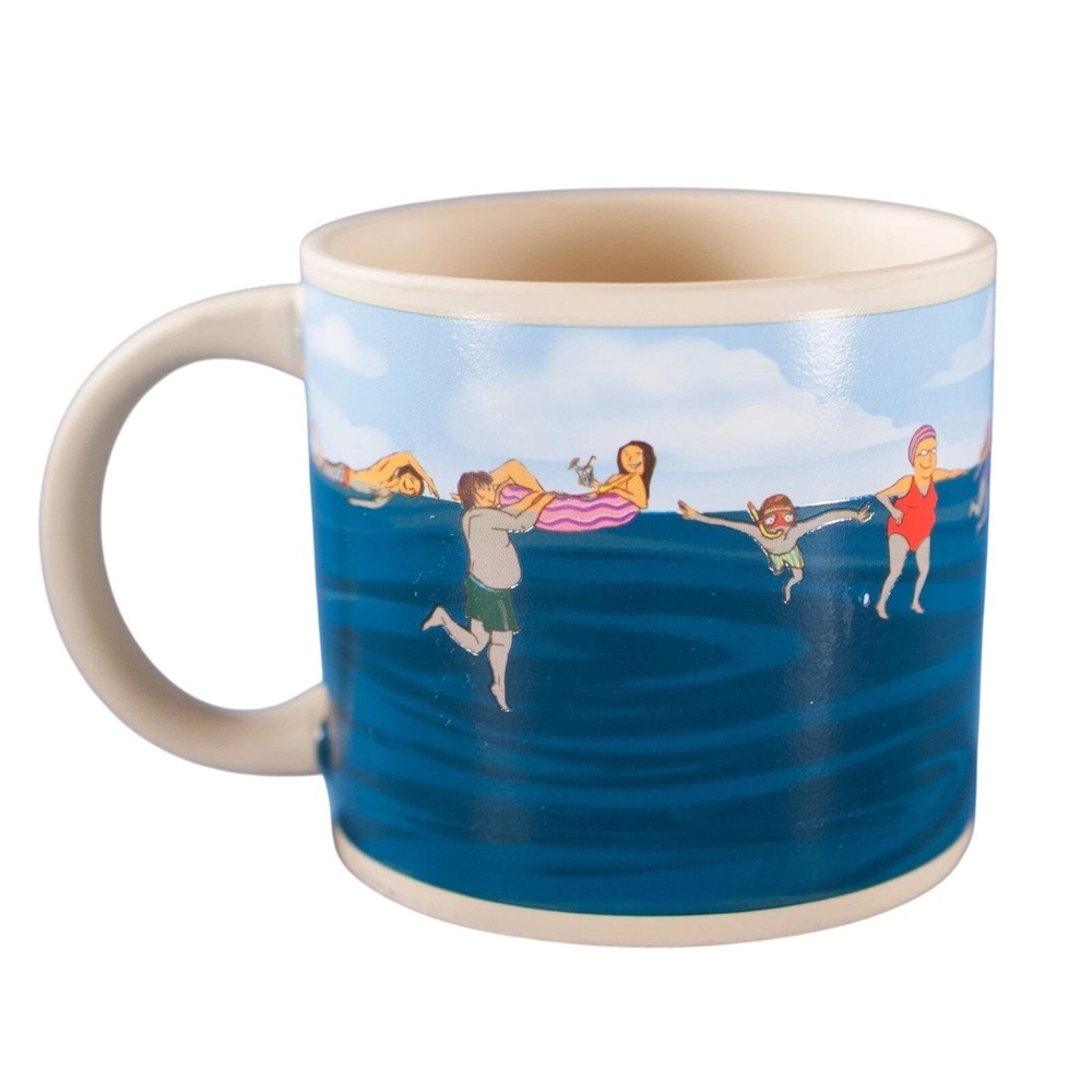 The Unemployed Philosophers Guild Shark 2015 Heat Activated Coffee Mug One Size